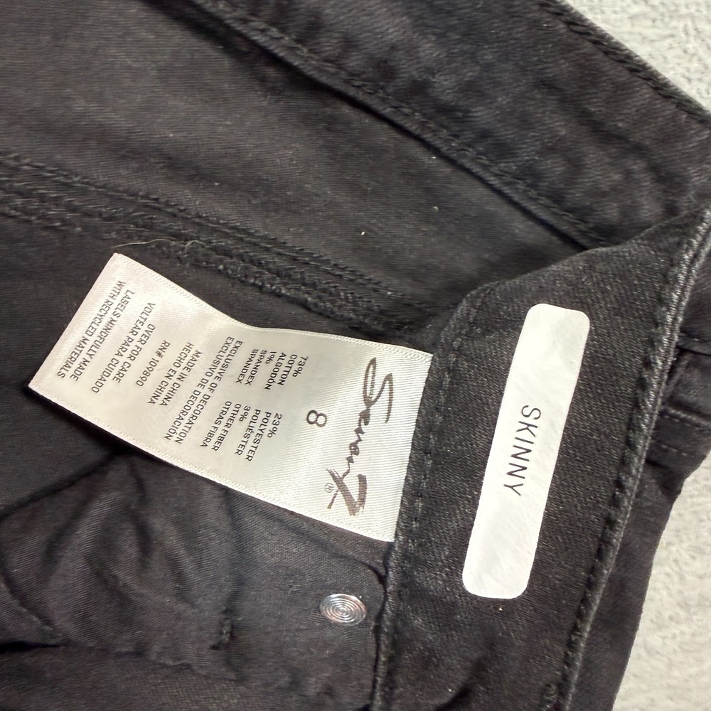 Seven7 Jeans Women Size 8 Black High Rise Skinny Stretch Denim NWT $69‎ MSRP - Picture 4 of 9